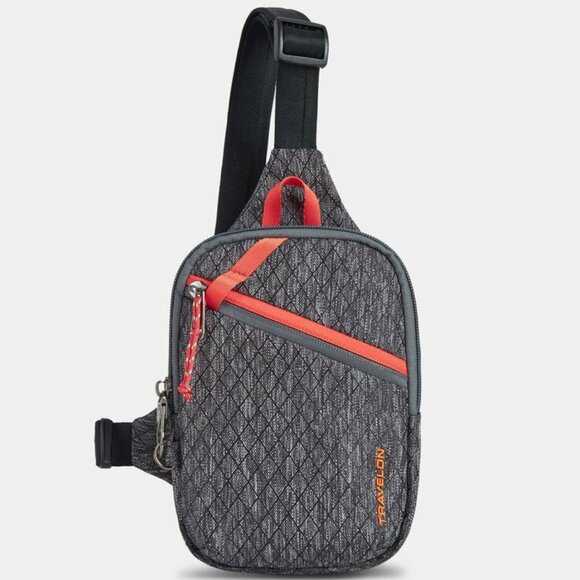 Travelon Anti-Theft Greenlander Compact Sling - Diamond Ash/NWT - Picture 1 of 16